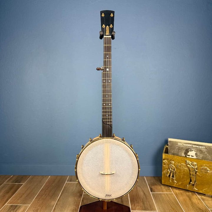 Rickard Dobson 12" Banjo with Antiqued Brass Hardware Rickard 5 String Banjos