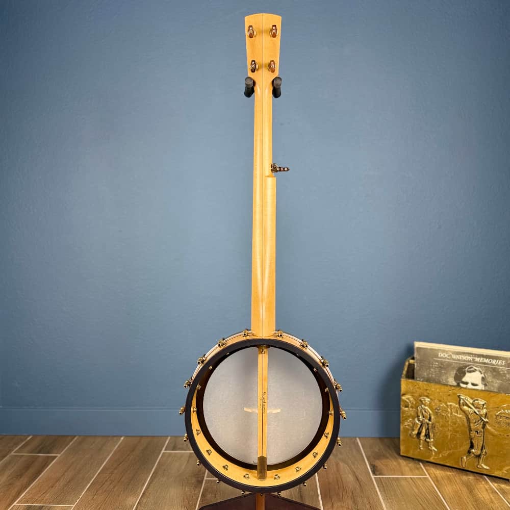 Rickard Dobson 12" Banjo with Antiqued Brass Hardware Rickard 5 String Banjos