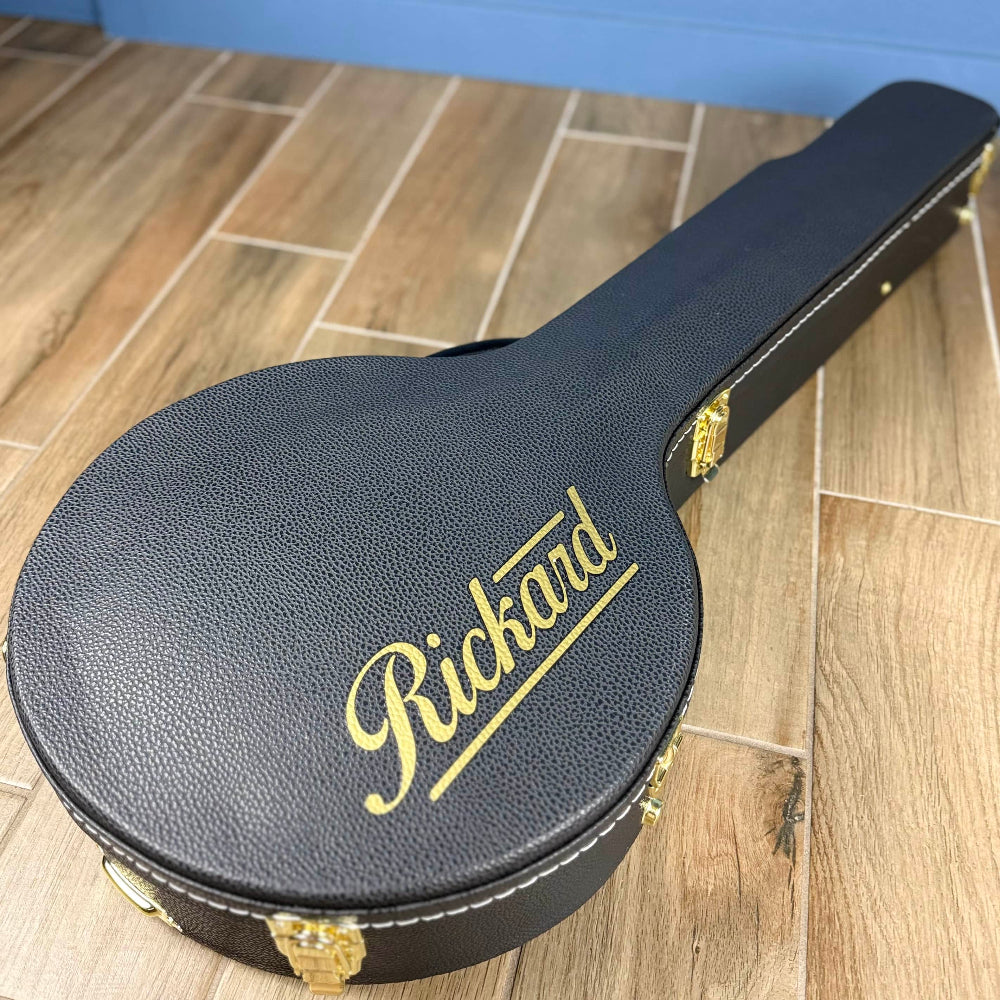Rickard Dobson 12" Banjo with Antiqued Brass Hardware Rickard 5 String Banjos