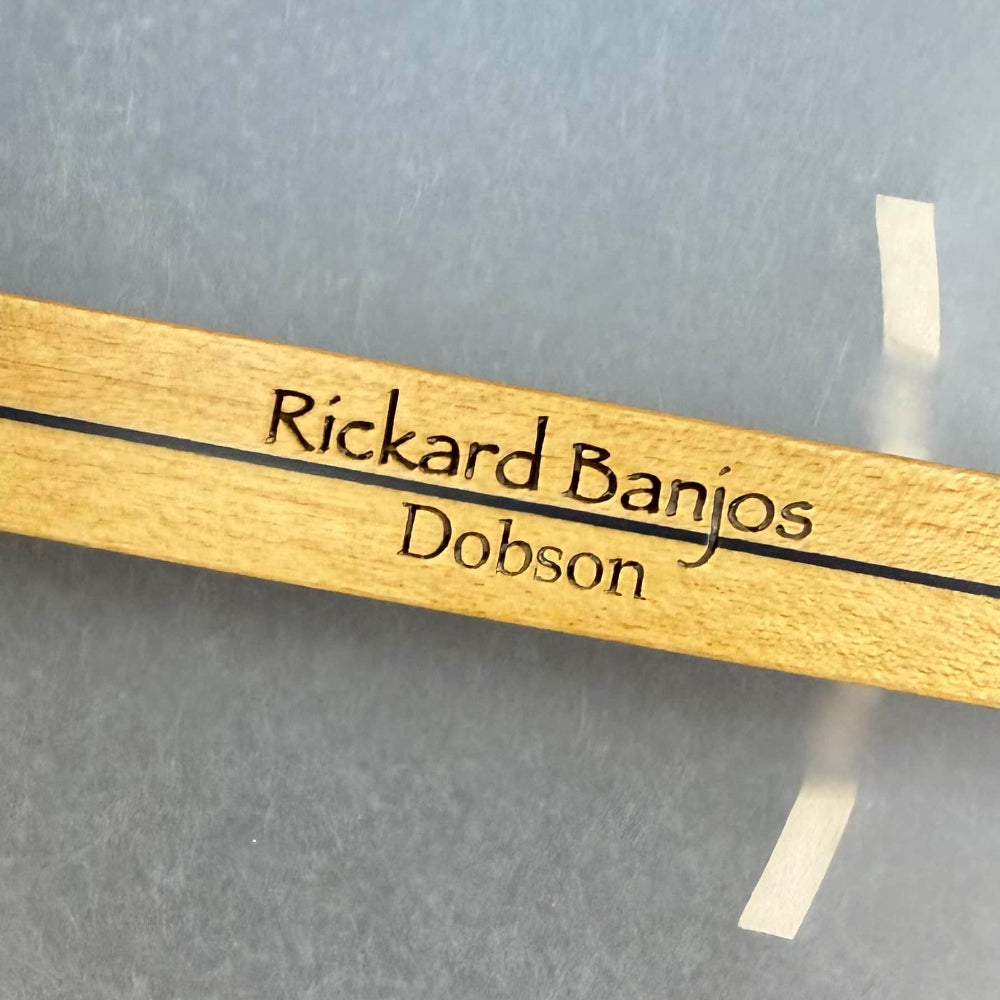 Rickard Dobson 12" Banjo with Antiqued Brass Hardware Rickard 5 String Banjos