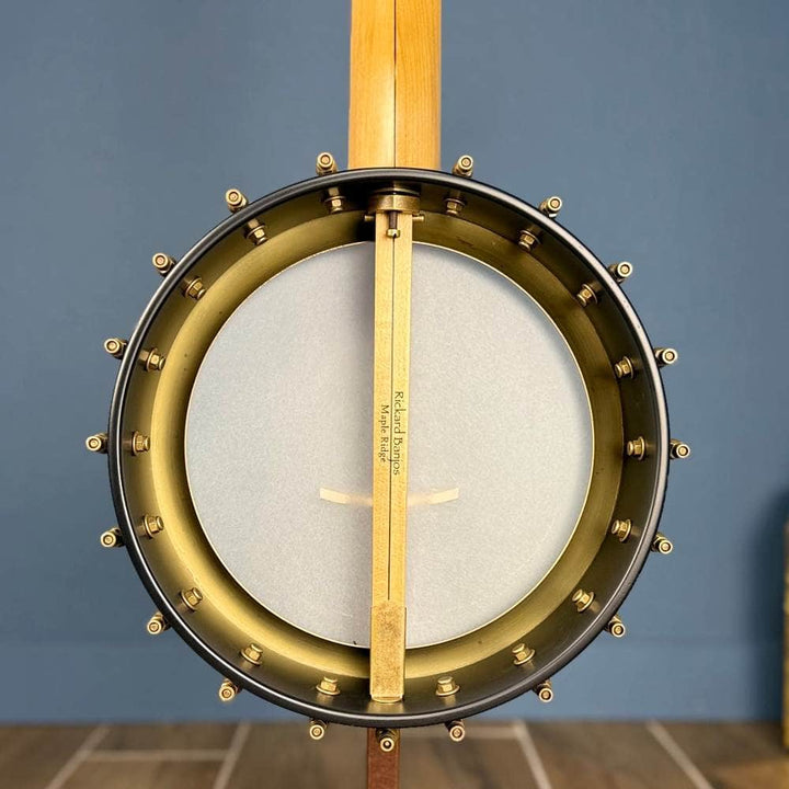 Rickard Maple Ridge 11" Banjo with Antiqued Brass Hardware #1848 Demo Rickard 5 String Banjos