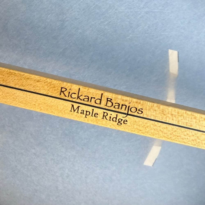Rickard Maple Ridge 11" Banjo with Antiqued Brass Hardware #1848 Demo Rickard 5 String Banjos