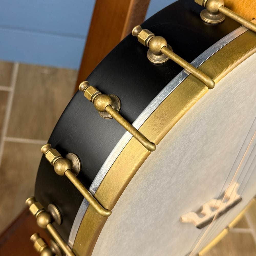 Rickard Maple Ridge 11" Banjo with Antiqued Brass Hardware #1848 Demo Rickard 5 String Banjos