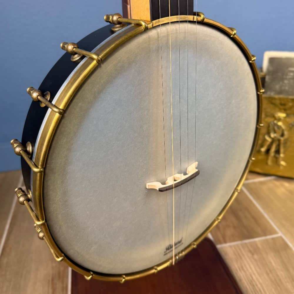 Rickard Maple Ridge 12" Banjo with Antiqued Brass Hardware Rickard 5 String Banjos