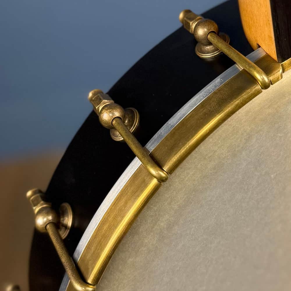 Rickard Maple Ridge 12" Banjo with Antiqued Brass Hardware Rickard 5 String Banjos