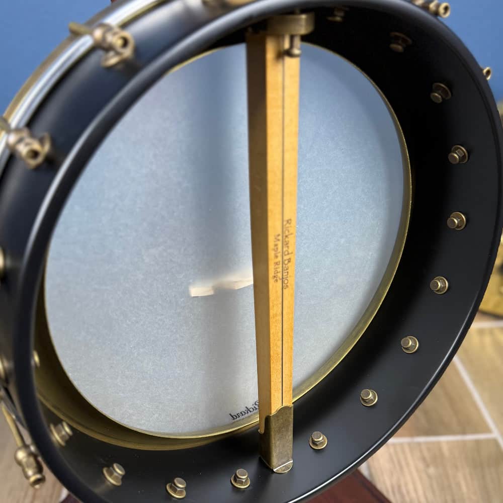 Rickard Maple Ridge 12" Banjo with Antiqued Brass Hardware Rickard 5 String Banjos