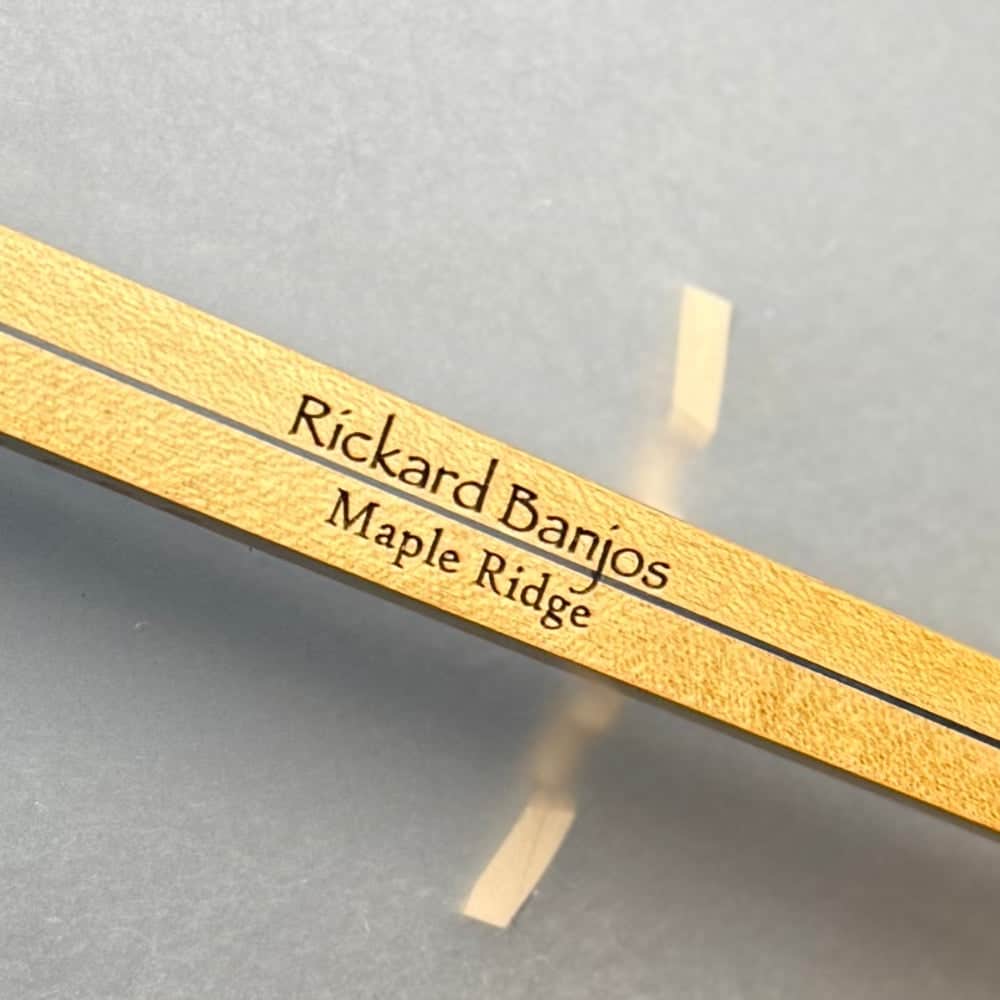 Rickard Maple Ridge 12" Banjo with Antiqued Brass Hardware Rickard 5 String Banjos