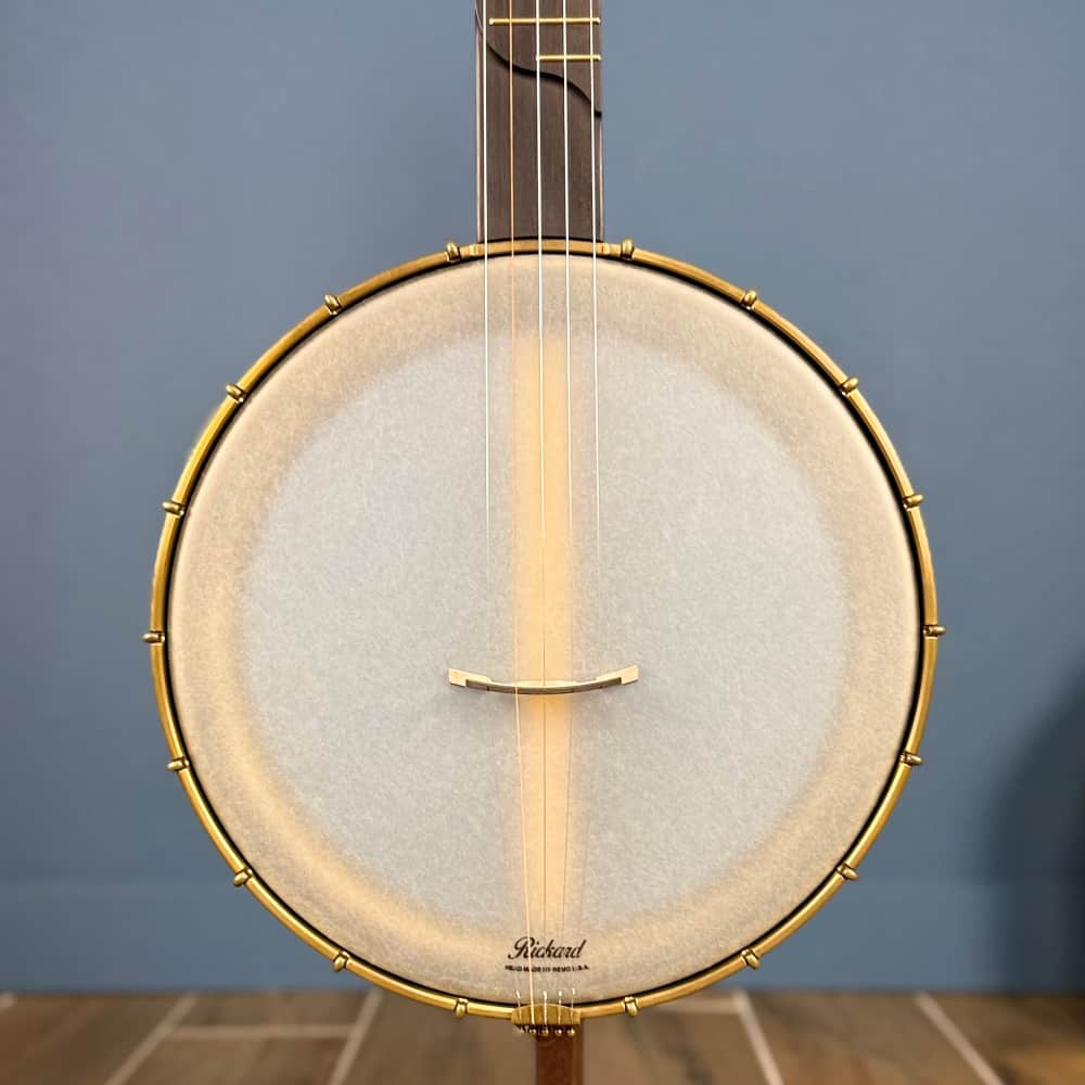 Rickard Maple Ridge 12" Banjo with Antiqued Brass Hardware Rickard 5 String Banjos