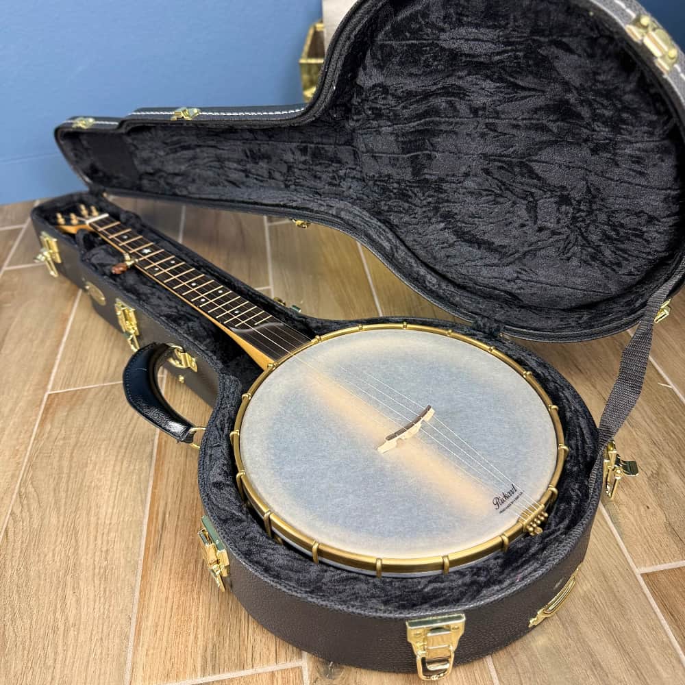 Rickard Maple Ridge 12" Banjo with Antiqued Brass Hardware Rickard 5 String Banjos