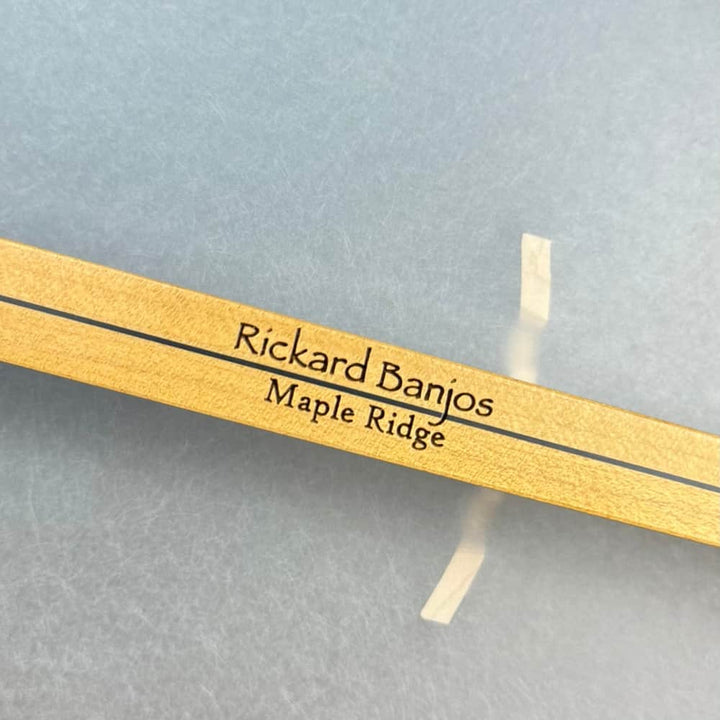 Rickard Maple Ridge 12" Banjo with Antiqued Brass Hardware Rickard 5 String Banjos