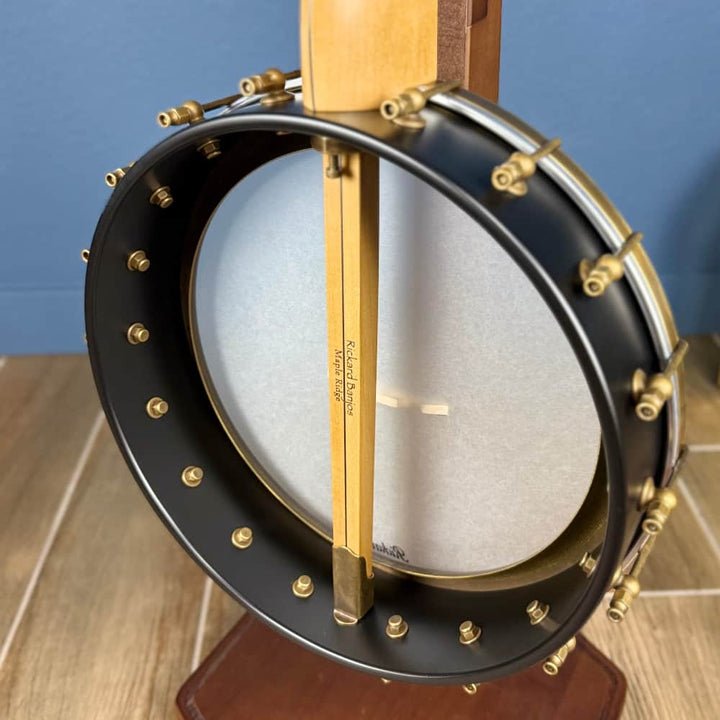 Rickard Maple Ridge 12" Banjo with Antiqued Brass Hardware Rickard 5 String Banjos