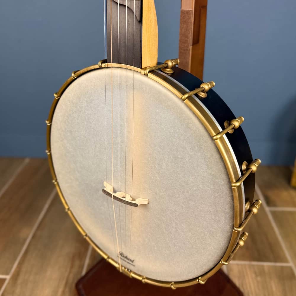 Rickard Maple Ridge 12" Banjo with Antiqued Brass Hardware Rickard 5 String Banjos
