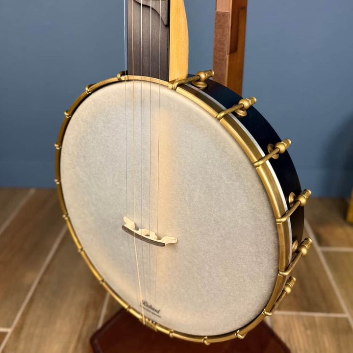 Rickard Maple Ridge 12" Banjo with Antiqued Brass Hardware Rickard 5 String Banjos