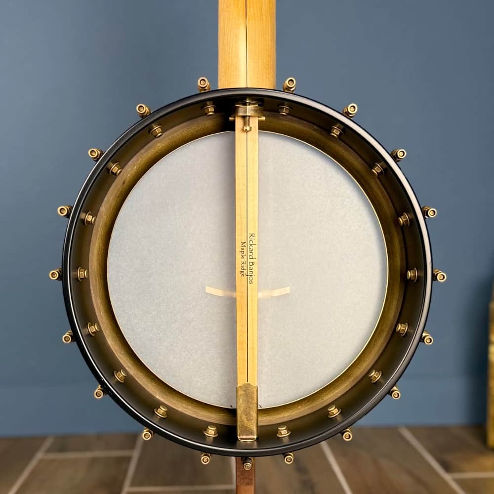 Rickard Maple Ridge 12" Banjo with Antiqued Brass Hardware Rickard 5 String Banjos