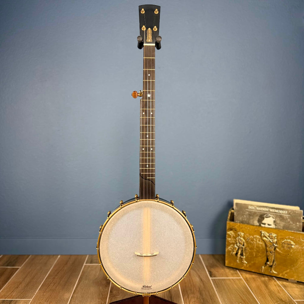 Rickard Maple Ridge 12" Banjo with Antiqued Brass Hardware Rickard 5 String Banjos