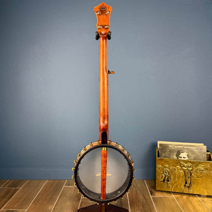 Starr Limited Edition 11" Cherry Rolled Brass Tone Ring 5-String Openback Banjo Starr Banjos 5 String Banjos
