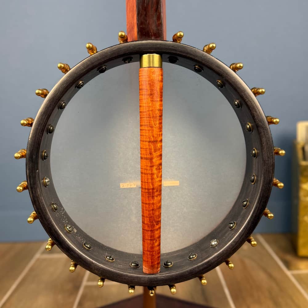Starr Limited Edition 11" Cherry Rolled Brass Tone Ring 5-String Openback Banjo Starr Banjos 5 String Banjos