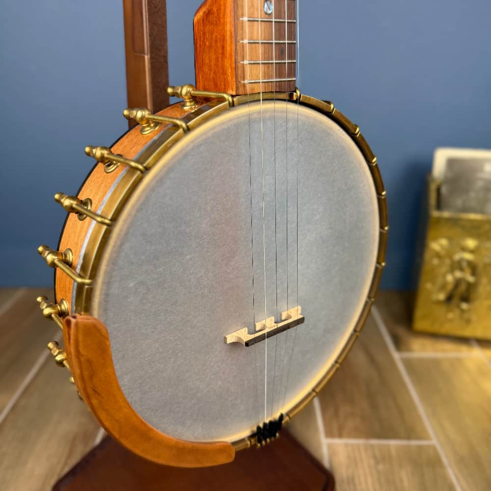 Starr Limited Edition 11" Cherry Rolled Brass Tone Ring 5-String Openback Banjo Starr Banjos 5 String Banjos