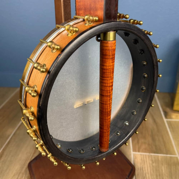 Starr Limited Edition 11" Cherry Rolled Brass Tone Ring 5-String Openback Banjo Starr Banjos 5 String Banjos