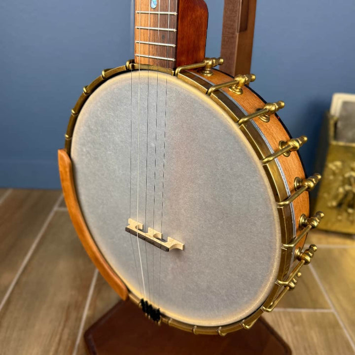 Starr Limited Edition 11" Cherry Rolled Brass Tone Ring 5-String Openback Banjo Starr Banjos 5 String Banjos