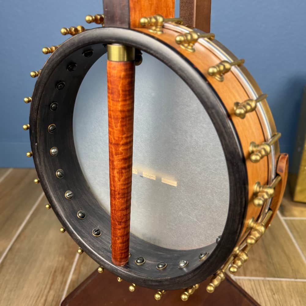Starr Limited Edition 11" Cherry Rolled Brass Tone Ring 5-String Openback Banjo Starr Banjos 5 String Banjos