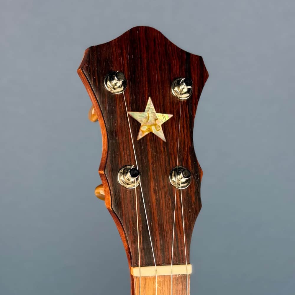 Starr Limited Edition 11" Cherry Rolled Brass Tone Ring 5-String Openback Banjo Starr Banjos 5 String Banjos