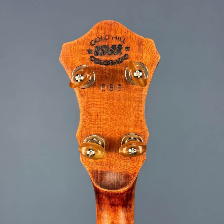 Starr Limited Edition 11" Cherry Rolled Brass Tone Ring 5-String Openback Banjo Starr Banjos 5 String Banjos