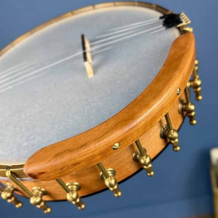 Starr Limited Edition 11" Cherry Rolled Brass Tone Ring 5-String Openback Banjo Starr Banjos 5 String Banjos