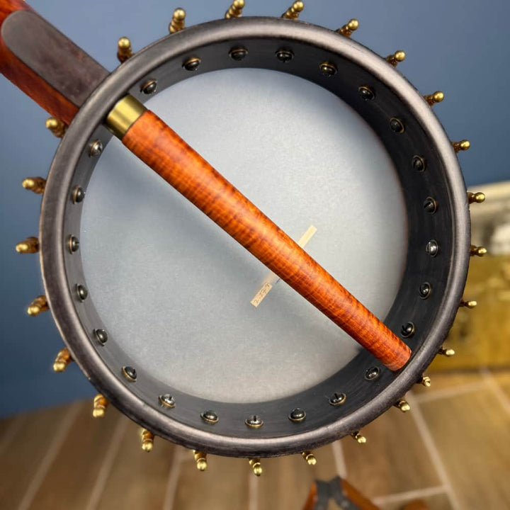 Starr Limited Edition 11" Cherry Rolled Brass Tone Ring 5-String Openback Banjo Starr Banjos 5 String Banjos