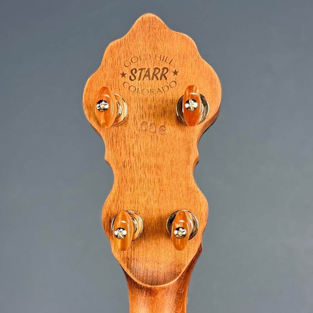 Starr Limited Edition 12" Maple 5-String Openback Banjo with 14 Brackets & Custom Peghead Starr Banjos 5 String Openback Banjo