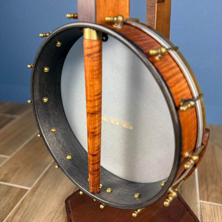 Starr Limited Edition 12" Maple 5-String Openback Banjo with 14 Brackets & Custom Peghead Starr Banjos 5 String Openback Banjo