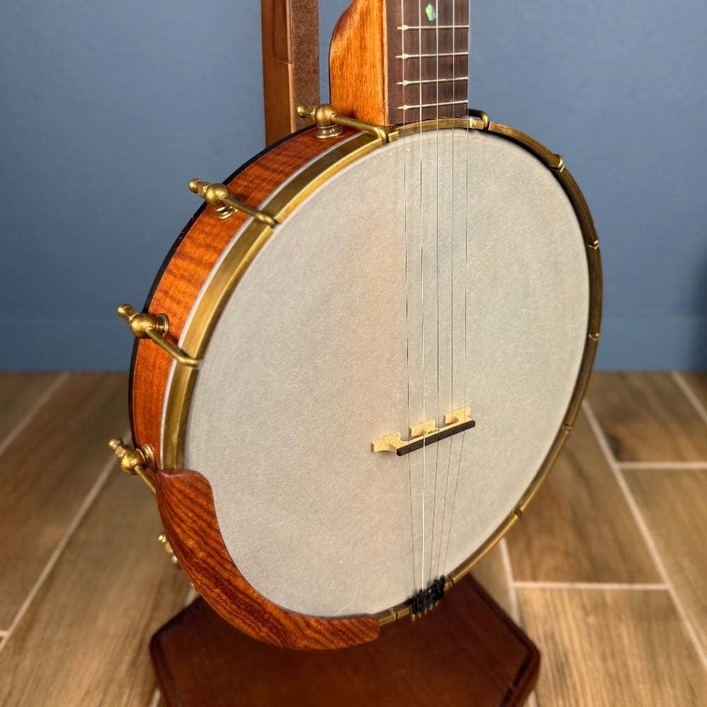 Starr Limited Edition 12" Maple 5-String Openback Banjo with 14 Brackets & Custom Peghead Starr Banjos 5 String Openback Banjo