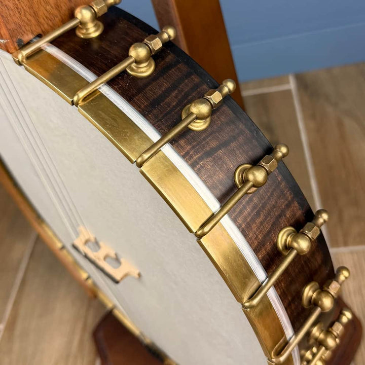 Starr Limited Edition 13" Walnut Neck W/ Maple Rim 5-String Openback Banjo Starr Banjos 5 String Banjos