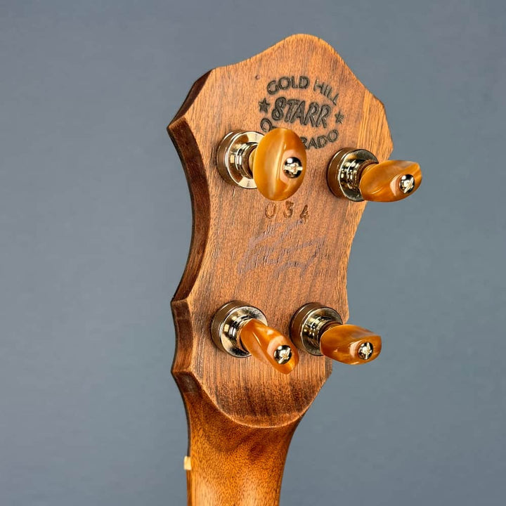Starr Limited Edition 13" Walnut Neck W/ Maple Rim 5-String Openback Banjo Starr Banjos 5 String Banjos