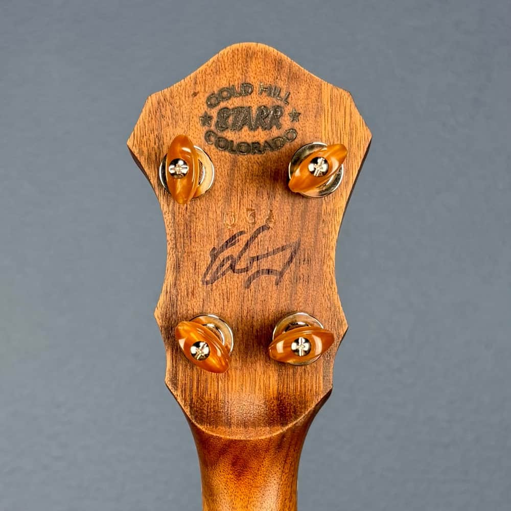 Starr Limited Edition 13" Walnut Neck W/ Maple Rim 5-String Openback Banjo Starr Banjos 5 String Banjos