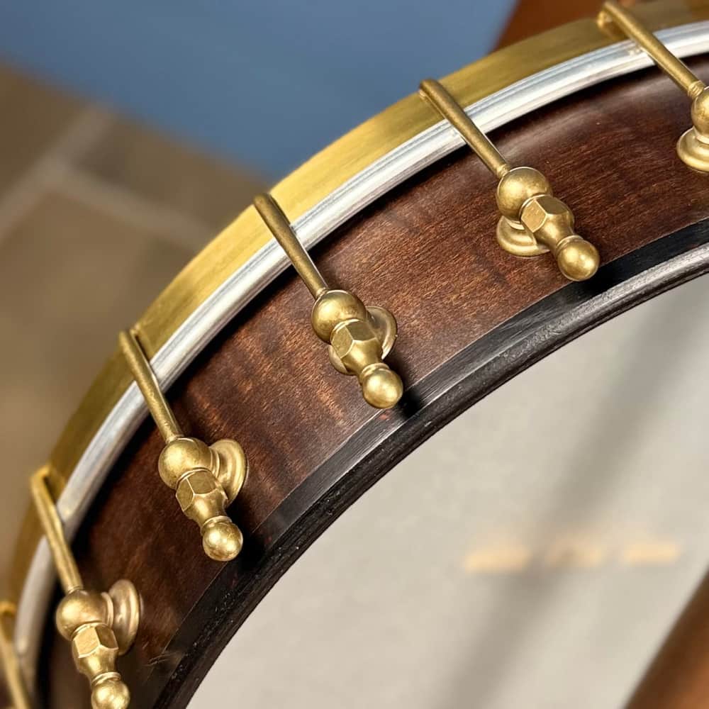 Starr Limited Edition 13" Walnut Neck W/ Maple Rim 5-String Openback Banjo Starr Banjos 5 String Banjos