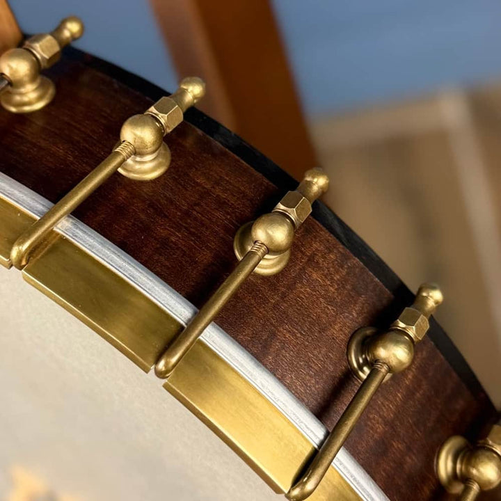 Starr Limited Edition 13" Walnut Neck W/ Maple Rim 5-String Openback Banjo Starr Banjos 5 String Banjos