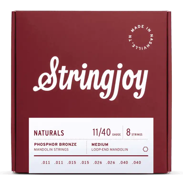 Stringjoy Naturals | Medium Gauge (11-40) Phosphor Bronze Mandolin Strings Stringjoy Guitar Strings