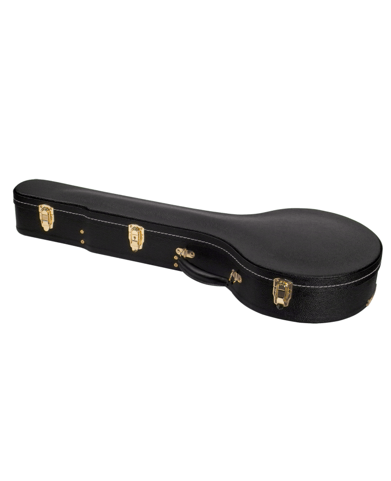 Superior Deluxe Hardshell Openback Banjo Case Saga Musical Instruments Banjo Cases 12" Black