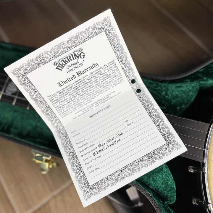 The Vega Avett Star Signature Banjo Deering 5 String Banjos