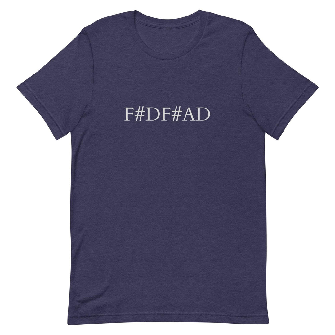 Tuning Tees - D Tuning - F#DF#AD Banjo Studio T-Shirts Heather Midnight Navy / S