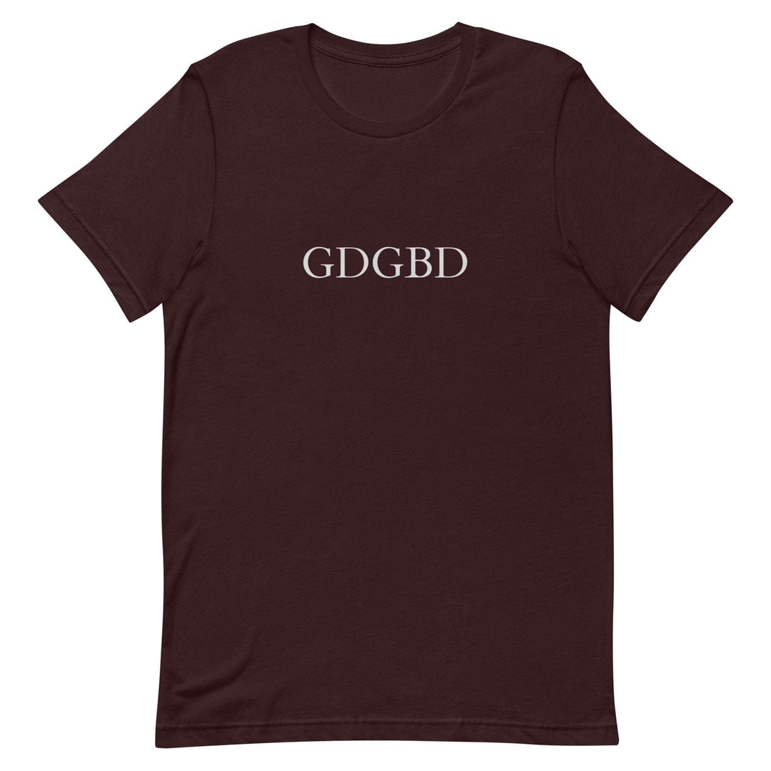 Tuning Tees - Open G Tuning - GDGBD Banjo Studio T-Shirts Oxblood Black / S