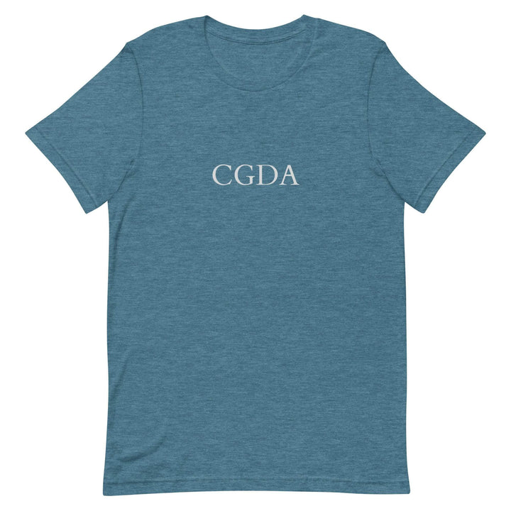 Tuning Tees - Tenor Banjo Standard Tuning - CGDA Banjo Studio Heather Deep Teal / S