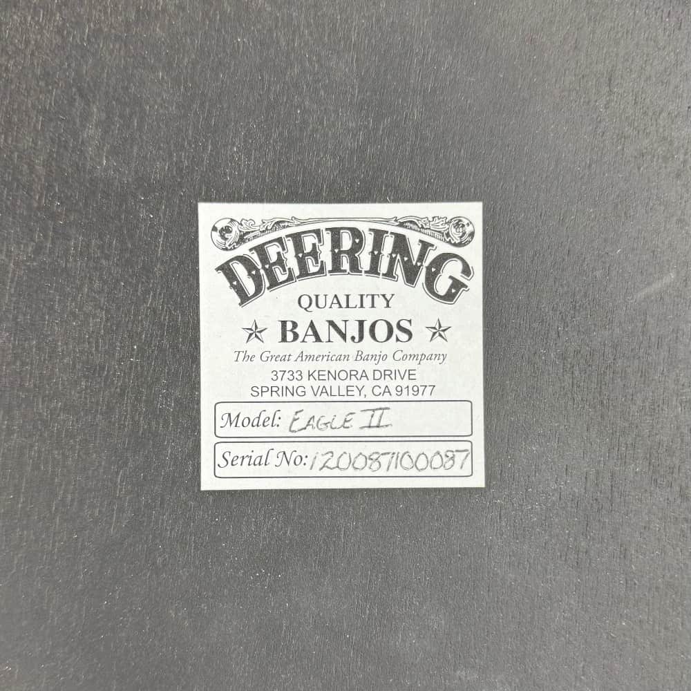 Used Deering Eagle II 5-String Banjo 2015 Deering 5 String Banjos