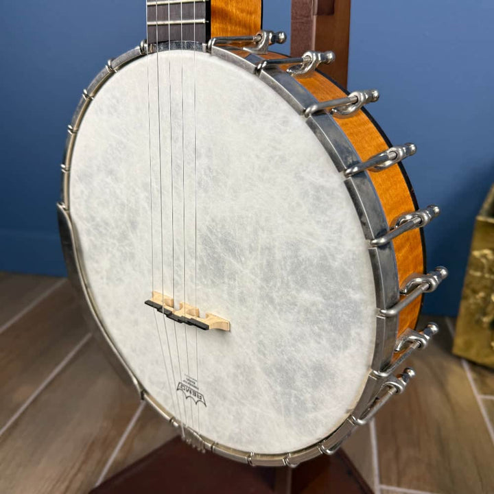 Used Ome Juniper Deluxe Silver Bell Tone Ring 5-string Openback Banjo Banjo Studio