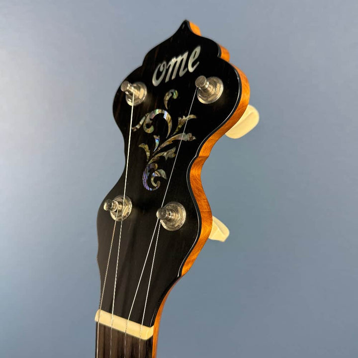 Used Ome Juniper Deluxe Silver Bell Tone Ring 5-string Openback Banjo Banjo Studio