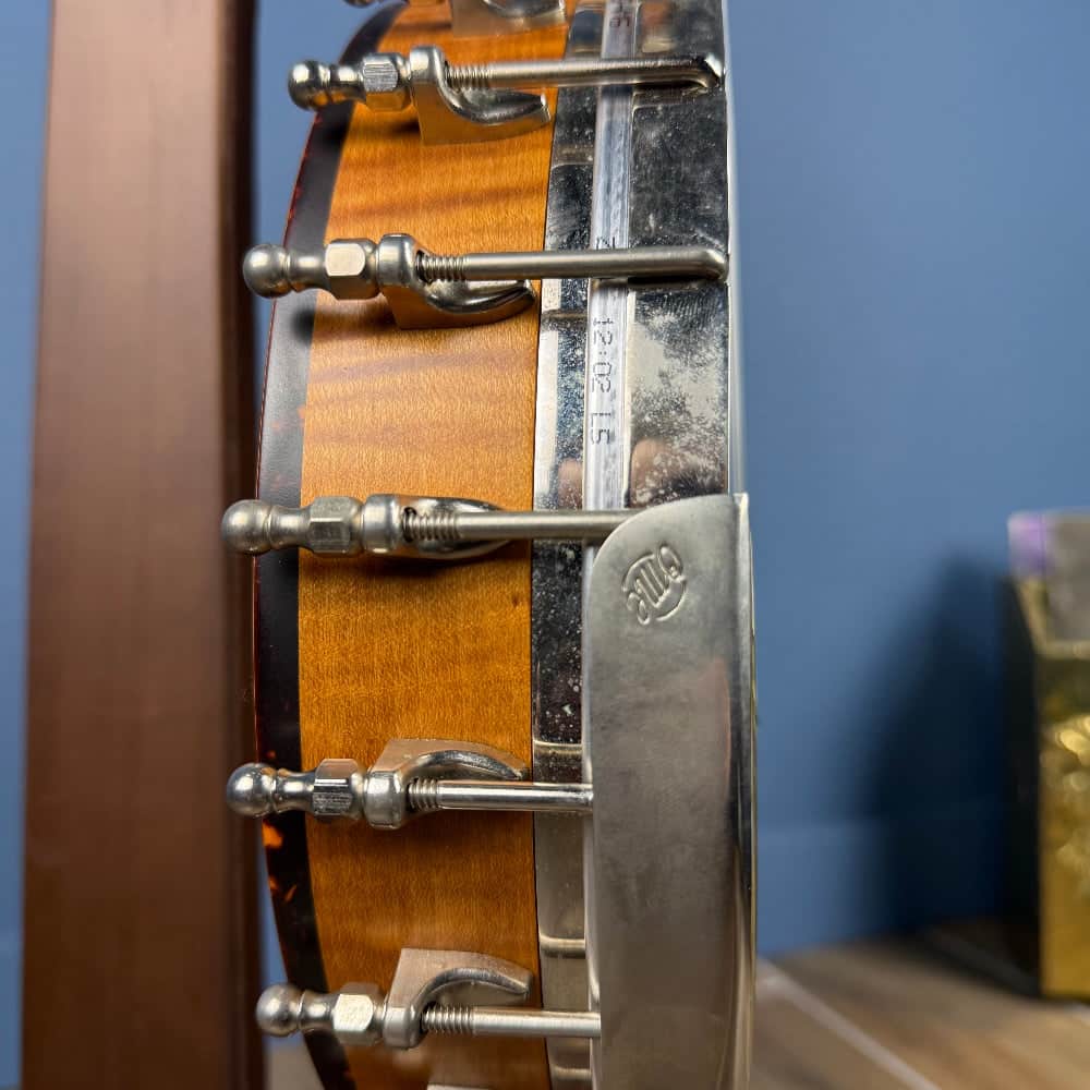 Used Ome Juniper Deluxe Silver Bell Tone Ring 5-string Openback Banjo Banjo Studio