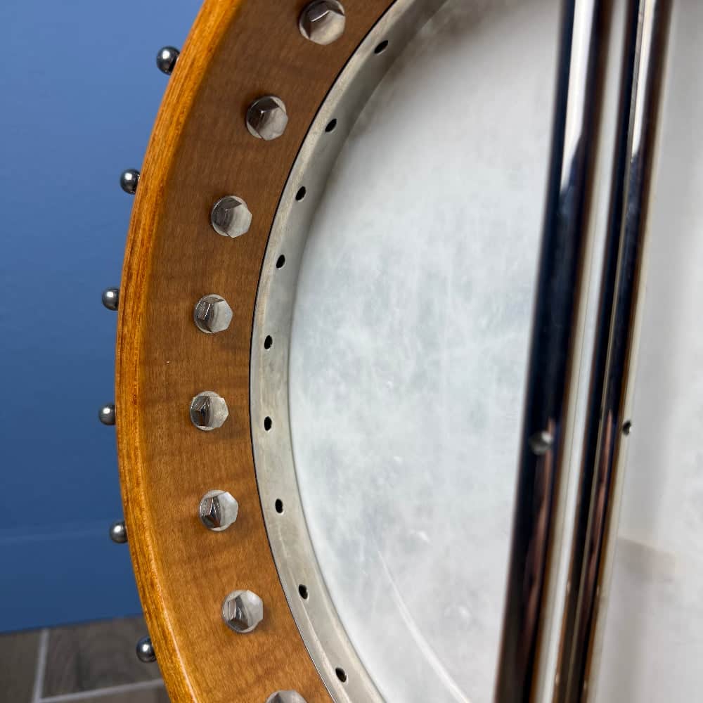 Used Ome Juniper Deluxe Silver Bell Tone Ring 5-string Openback Banjo Banjo Studio