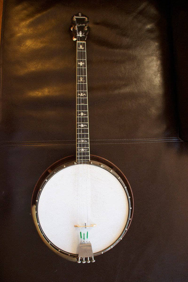 1920's Ludwig Bellevue 19-Fret Tenor Banjo Ludwig 4 String Banjos Default