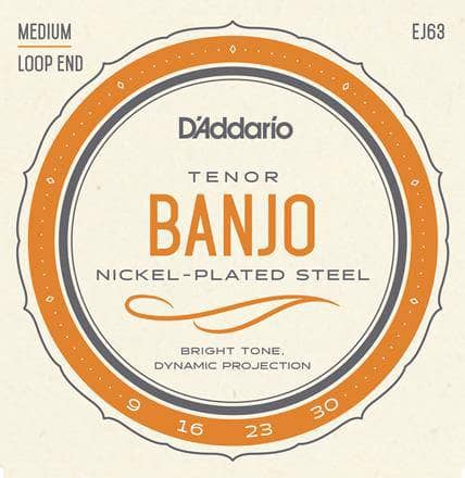 D'Addario Nickel Plated Tenor Strings Banjo Studio